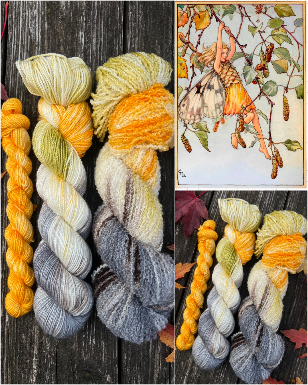 MARCH 2026 - Flower Fairy Inspired Yarn & Fiber Club — Bumblebee